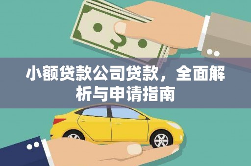 长顺小额贷款公司贷款，全面解析与申请指南