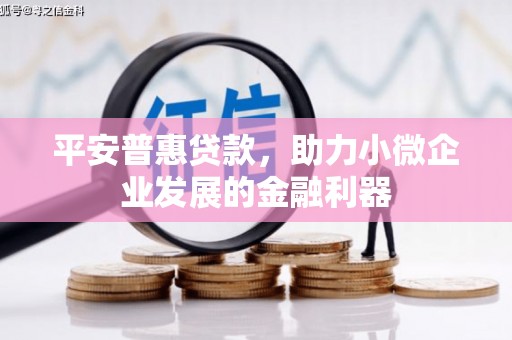 长顺平安普惠贷款，助力小微企业发展的金融利器