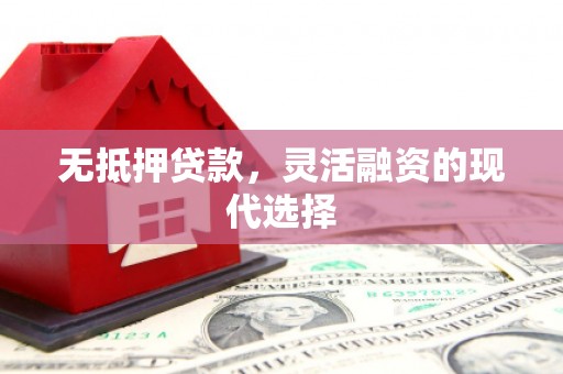 长顺无抵押贷款，灵活融资的现代选择
