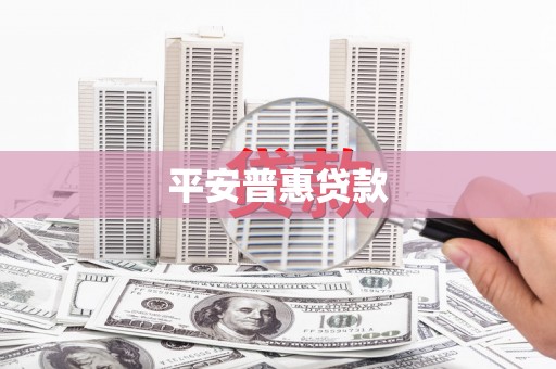长顺平安普惠贷款