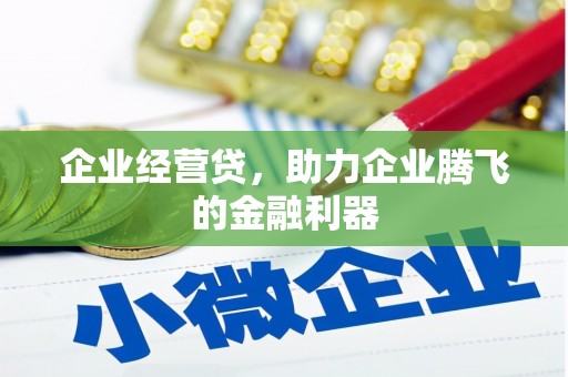 长顺企业经营贷，助力企业腾飞的金融利器