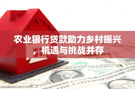 长顺农业银行贷款助力乡村振兴，机遇与挑战并存