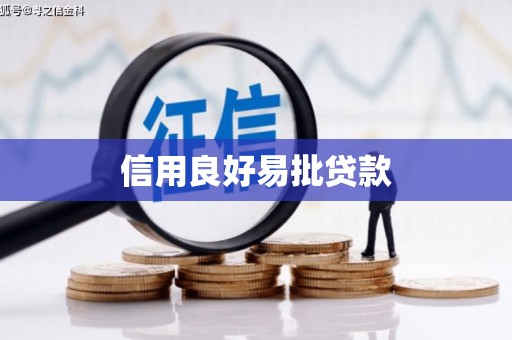 长顺信用良好易批贷款