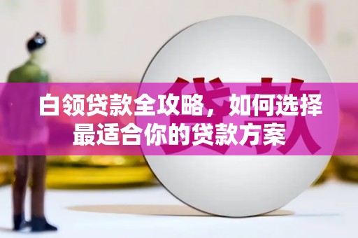 长顺白领贷款全攻略，如何选择最适合你的贷款方案